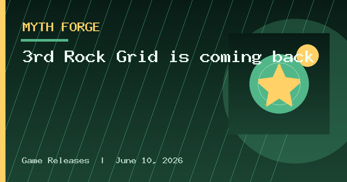3rd Rock Grid is coming back