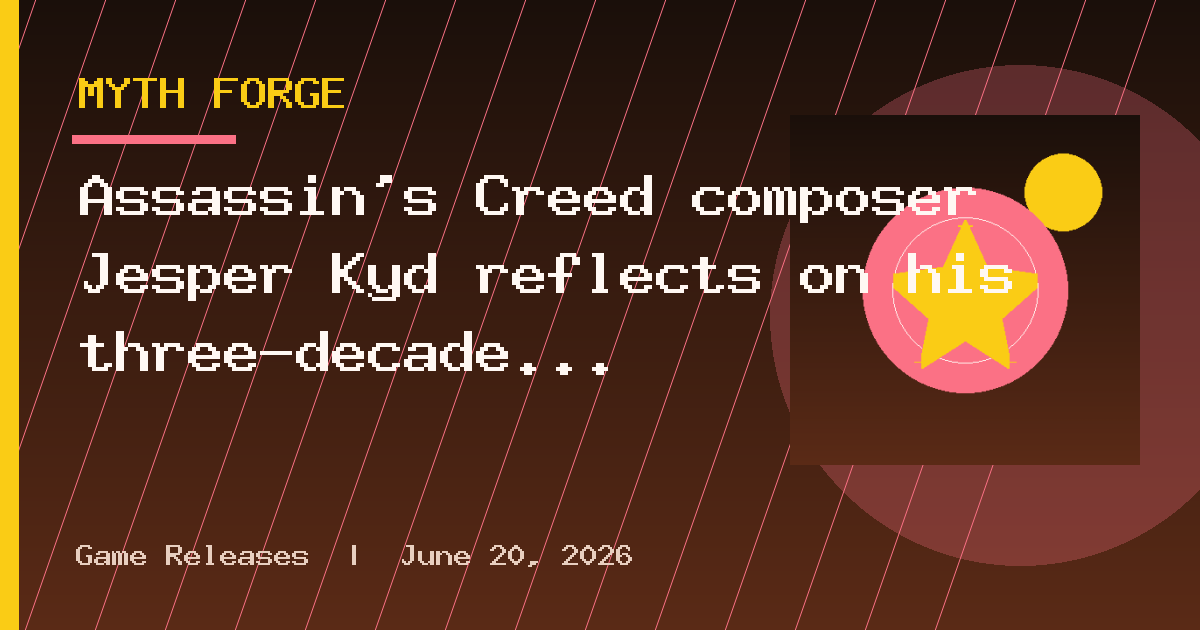 Assassin's Creed composer Jesper Kyd reflects on his three-decade career