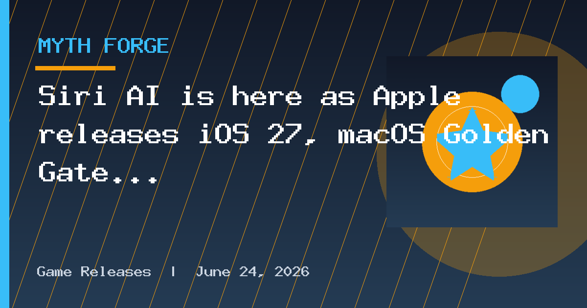 Siri AI is here as Apple releases iOS 27, macOS Golden Gate and other