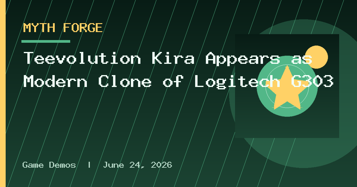 Teevolution Kira Appears as Modern Clone of Logitech G303