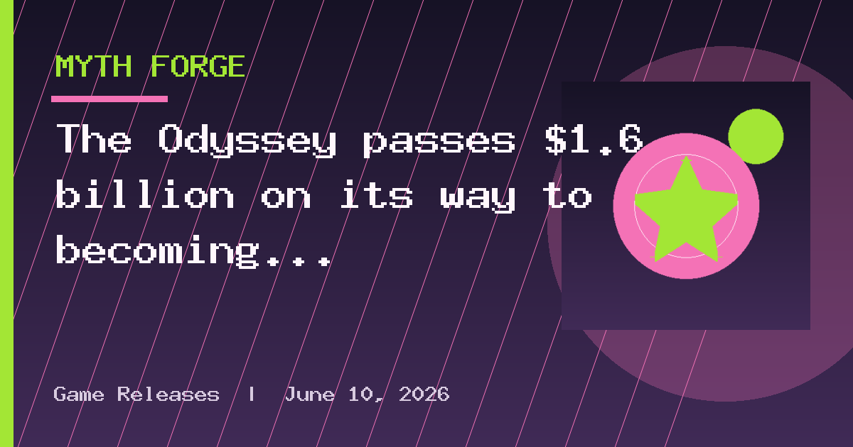 The Odyssey passes $1.6 billion on its way to becoming Universal's