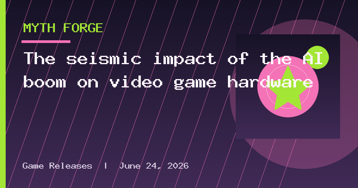 The seismic impact of the AI boom on video game hardware